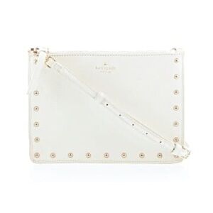 Kate Spade Cream Studded Crossbody Bag